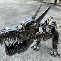 Drache, der Kopf aus der Nähe