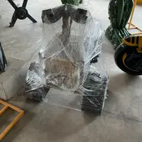 A large part wrapped in stretch film